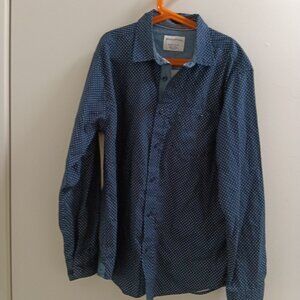 'Distortion" Older Boys/Men's Long Sleeved Buttoned Top